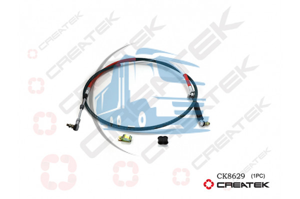 Трос КПП L=3200 красный CREATEK WG9725240214