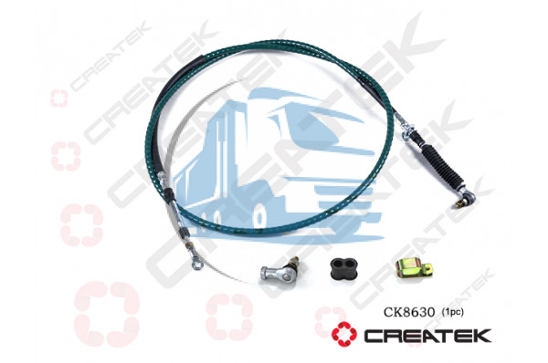 Трос КПП L=3200 черный CREATEK WG9725240238