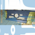 Капот X3000 золото металлик DZ14251110011 + DZ14251110023-GOLD