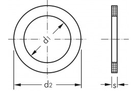 Шайба форсунки d=9 D=18 Евро2 