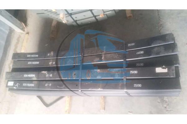 лист задней рессоры F3000 №1 25x90 L=1640 SHAANXI DZ9114520240-1