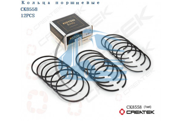 кольца поршневые качество Createk HOWO 612600030051